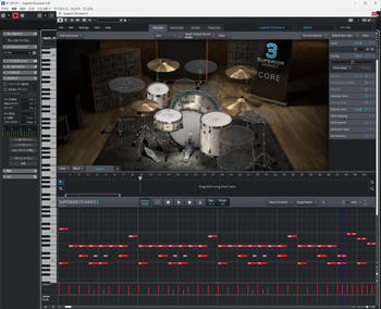 楽曲にマッチしたドラムトラックを打ち込みます！